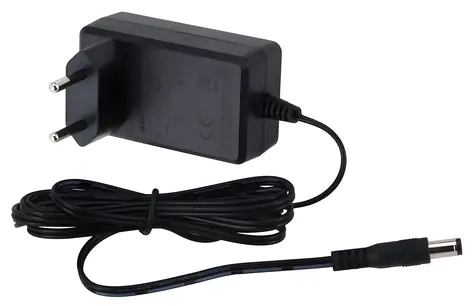 Dahua PFM320-010EN černá / Napájecí zdroj / 12V/1A DC / jack 5,5/2,1 mm / 100-240 V AC