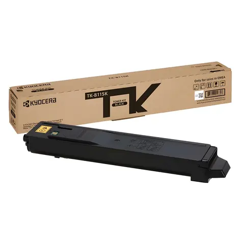 Kyocera TK-8115K Toner černá / pro ECOSYS M8124cidn & M8130cidn / výtěžnost až 12.000 stran