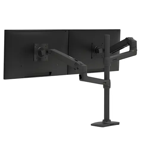 Ergotron LX Dual Stacking Arm Tall Pole černá / Rameno pro 2 monitory / do 40