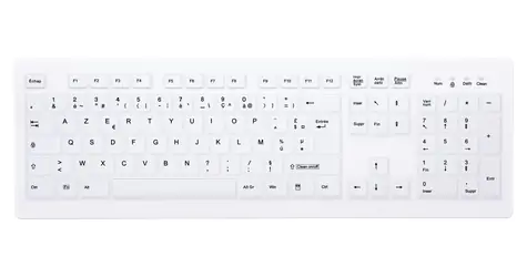Contour Náhradní klávesová membrána pro AK-C8100 bílá / Klávesová membrána / silikon / FR layout