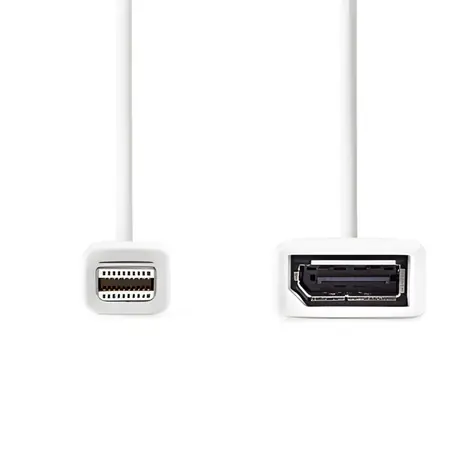 Nedis Redukce Mini DisplayPort - DisplayPort bílá / Redukce / DisplayPort 1.2 / 21,6 Gbps / 0,2 m
