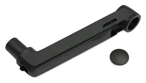 Ergotron LX matná černá / Prodlužovací rameno / 23 cm / hliník