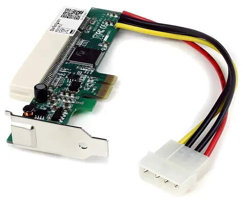 StarTech Adaptér PCIe na PCI červená / Příslušenství / PCIe / PCI 32-bit / čipset PERICOM PI7C9X110BNBE