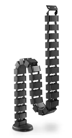 Digitus DA-90505 černá / Organizér kabelů / nastavitelná délka / max. výška stolu 130 cm