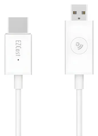 Acer EZCast bílá / Adaptér pro bezdrátový přenos / USB-C / HDMI / 5V/1A