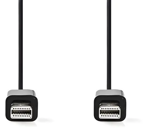 Nedis Mini DisplayPort 1.2 černý / Kabel / mini DisplayPort - mini DisplayPort / 1 m / 21,6 Gbps