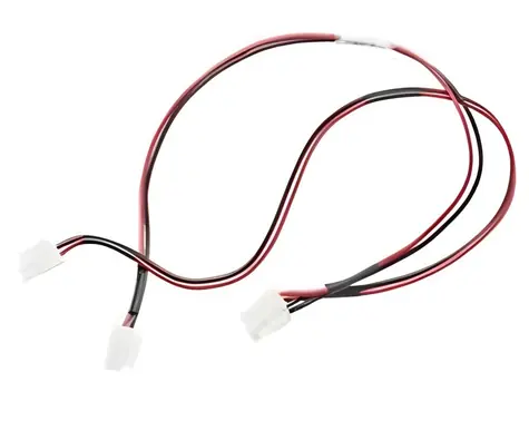 Zebra DC napájecí kabel Y černo-červená / Napájecí kabel / DC / 1 m / kompatibilní s PS20