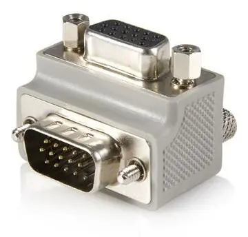 StarTech redukce VGA 15pin D-SUB (M/F) lomená šedá / Redukce / VGA