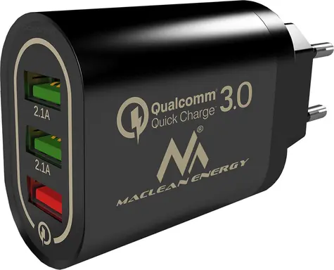Maclean MCE479 / Síťová nabíječka / 3x USB-A / 3 A