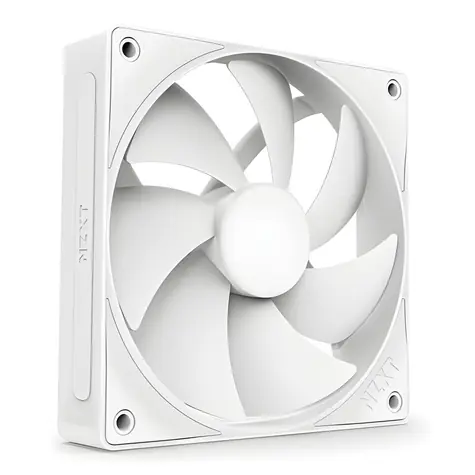 NZXT F120P bílá / Ventilátor / 120 mm / Fluid Dynamic Bearing / 30 dB / 2000 RPM / 73,47 CFM / 4-pin PWM