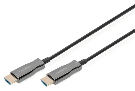 Digitus HDMI AOC Hybrid černá / Kabel / Hybridní optický / UHD 4K/60Hz / 18 Gbit/s / 20 m
