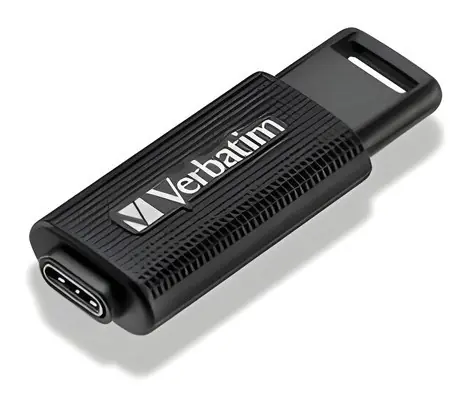 Verbatim Store 'n' Go USB-C 64GB černá / Flash disk / USB-C 3.2 Gen 1