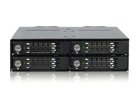 Icy Dock ToughArmor MB720M2K-B černá / Rámeček pro SSD / 4x M.2 NVMe / MiniSAS HD / do 5,25