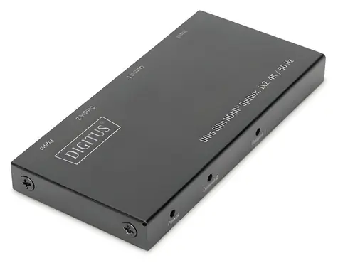 Digitus DS-45322 černá / HDMI splitter / 1x2 / 4K/60Hz / HDCP 2.2 / HDR