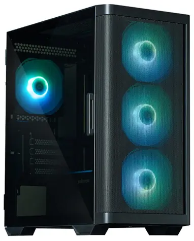 Zalman M4 černá / Mini Tower / mATX / temperované sklo / RGB / 2x USB 3.2 Gen2 Type-A