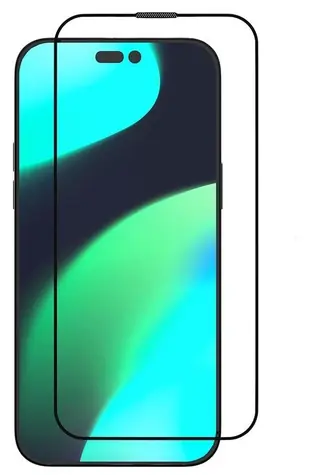 Devia Star Series černý rámeček / Ochranné sklo / iPhone 14 Pro Max / Tvrzené sklo