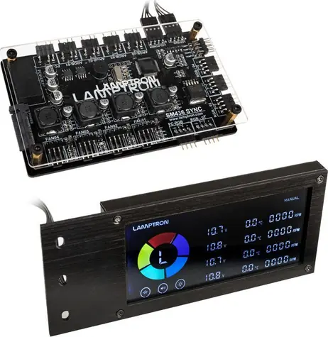 Lamptron SM436 Sync Edition černá / Kontroler ventilátorů a LED / PCI