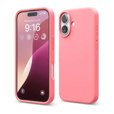 Elago Silicone Case Pink / Silikonový kryt / Apple iPhone 16