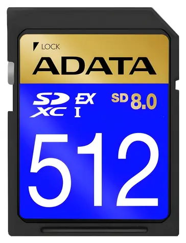 ADATA Premier Extreme SDXC 512 GB / Paměťová karta / SD Express PCIe Gen3 / R: 1600MB/s / W: 1200MB/s / V30 / U3