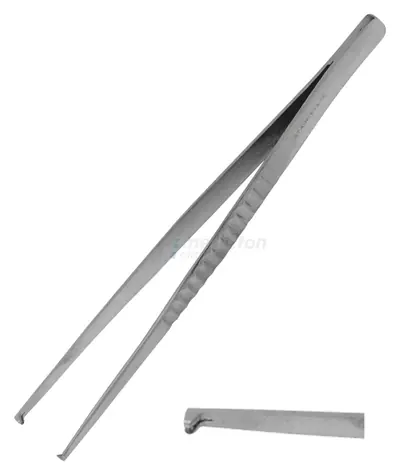 Pinzeta chirurgická 1×2 zoubky 14 cm / Pinzeta / Chirurgická / 1×2 zoubky / 14 cm