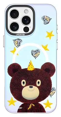 Devia Canvas Series Starry Bear / Kryt / Apple iPhone 16 / Magnetický