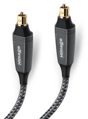 HImage Toslink - Toslink šedá / Optický audio kabel / 1,5 m