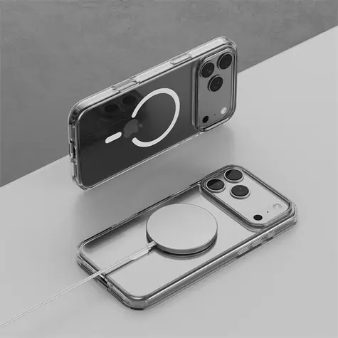 Devia Pure Clear Shockproof průhledný / Kryt / Apple iPhone 17 Pro Max / MagSafe