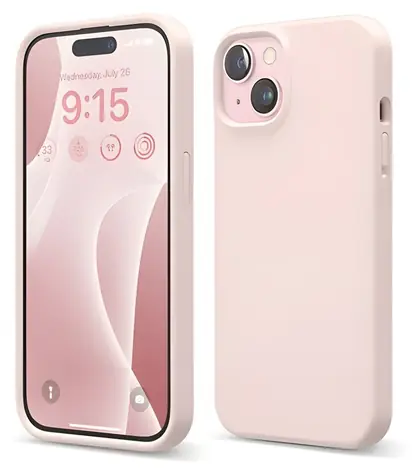 Elago Silicone Case Lovely Pink / Silikonový kryt / Apple iPhone 15