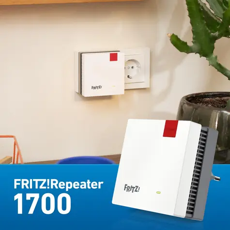 AVM FRITZ! Mesh Set 1700 bílá / Repeater / Wi-Fi 7 / Mesh / sada 2 ks / Gigabit LAN