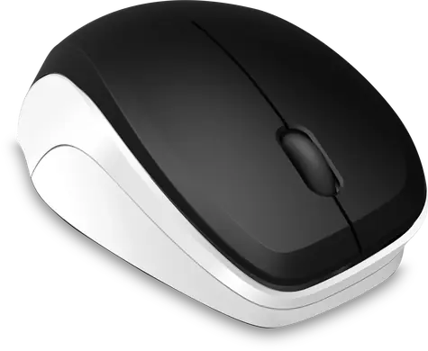 Speed Link LEDGY černo-bílá / Bezdrátová myš / Optická / Tichá / 3 tlačítka / 2.4GHz