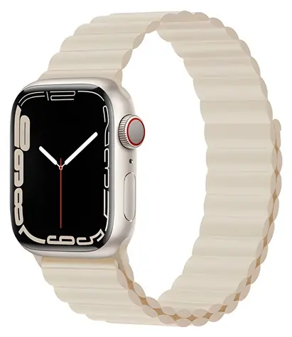 Devia Deluxe Sport 3 Starlight / Řemínek pro Apple Watch / 40/41/42 mm / silikonový / magnetický