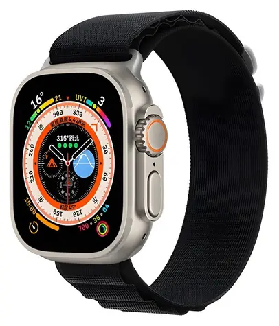 Devia Deluxe Sport 5 černá / Řemínek pro Apple Watch 40/41mm / Nylonový / Nastavitelný