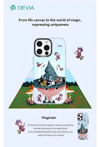 Devia Canvas Series Magician / Kryt / Apple iPhone 16 Pro / Magnetický