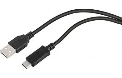Speed Link SL-180021-BK / Kabel USB-C na USB-A / 1 m / HQ