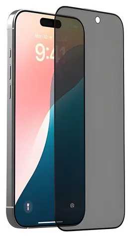 Devia Van Series Privacy černá / Ochranné sklo / Privacy filtr / Apple iPhone 16 Plus / iPhone 15 Plus