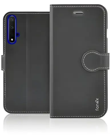 Fonex Book Identity černá / Pouzdro typu kniha / Honor 20 & Honor 20s & Huawei Nova 5T