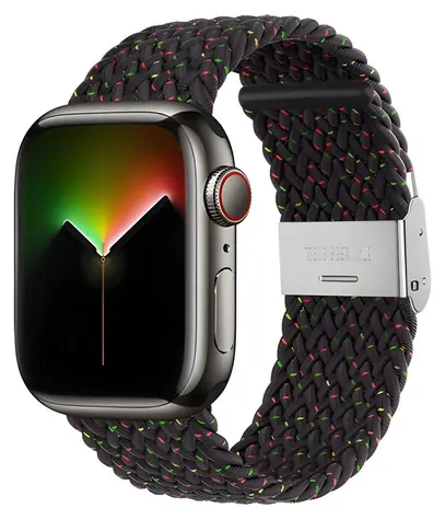 Devia Deluxe Sport 4 černá / Řemínek pro Apple Watch 44/45/46mm / Nylonový / Nastavitelný
