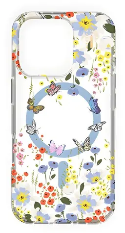 iDeal of Sweden Fashion Clear Case iPhone 16 Pro Artistic Garden / Ochranný kryt / MagSafe