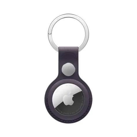 Apple Klíčenka FineWoven na AirTag Midnight Purple / Klíčenka / poutko na klíče