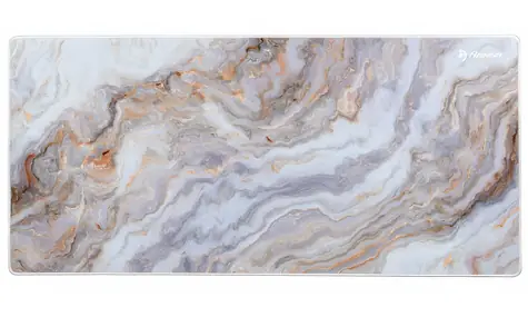 Arozzi Zona XL White Marble / Herní podložka pod myš / 900 x 420 x 4 mm / voděodolná