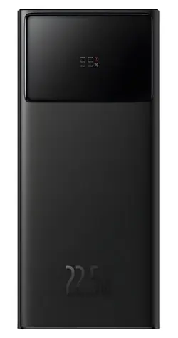 Baseus EnerFill FP41 černá / Powerbanka / 30000 mAh / 22,5W / 2x USB-A / USB-C