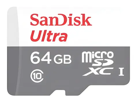 SanDisk Ultra microSDXC 64GB + adaptér / Paměťová karta / Class 10 / UHS-I / čtení až 100 MB/s