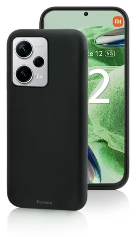 Fonex TPU pouzdro pro Xiaomi Redmi Note 12 černá / Pouzdro / TPU