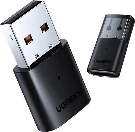 Ugreen CM390 černá / Bluetooth adaptér / USB-A / Bluetooth 5.0