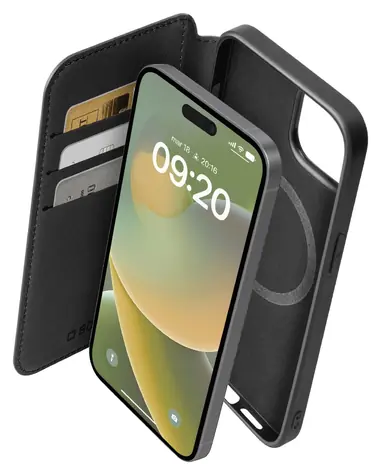 SBS Book Wallet Mag černá / Pouzdro / pro Apple iPhone 15 Plus / MagSafe