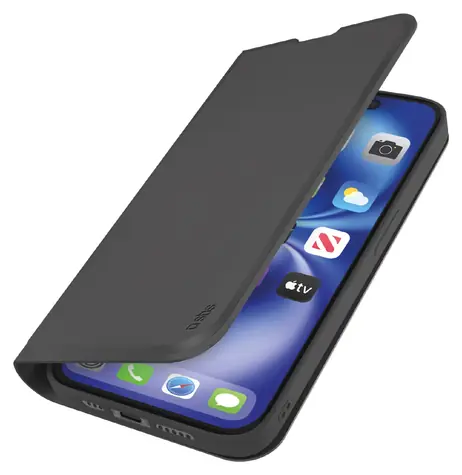 SBS Book Wallet Smooth černá / Pouzdro typu kniha / Apple iPhone 17e, 16e