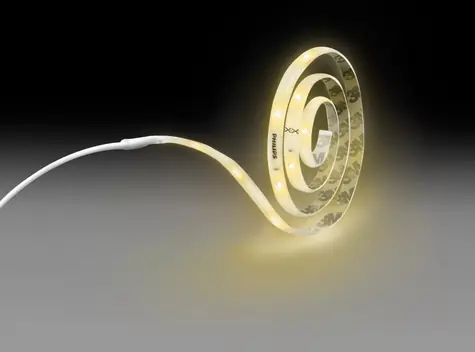 Philips 70101/31/P6 transparentní / LED pásek / RGB / 2 m / 8 W / 180 lm / IP20