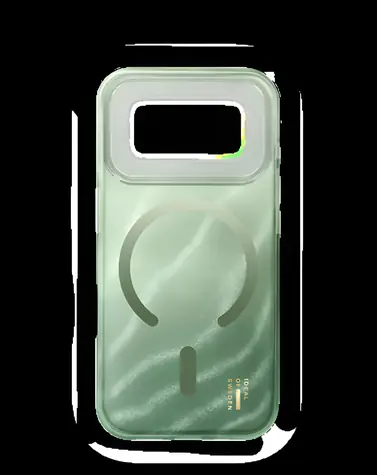 iDeal Fashion Clear Case MagSafe iPhone 17 Pro zelená / Kryt