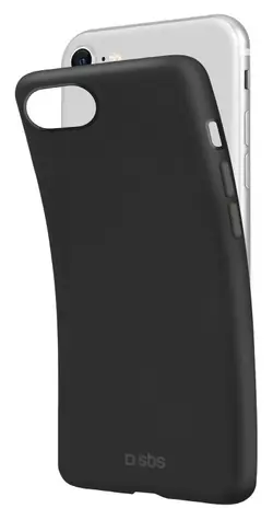 SBS Sensity černá / Pouzdro / Apple iPhone SE 2022 & SE 2020 & 8 & 7