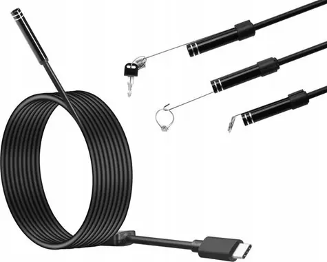 Xrec Endoskopická kamera USB-C / Inspekční kamera / USB Type-C / 10 m / tuhý kabel